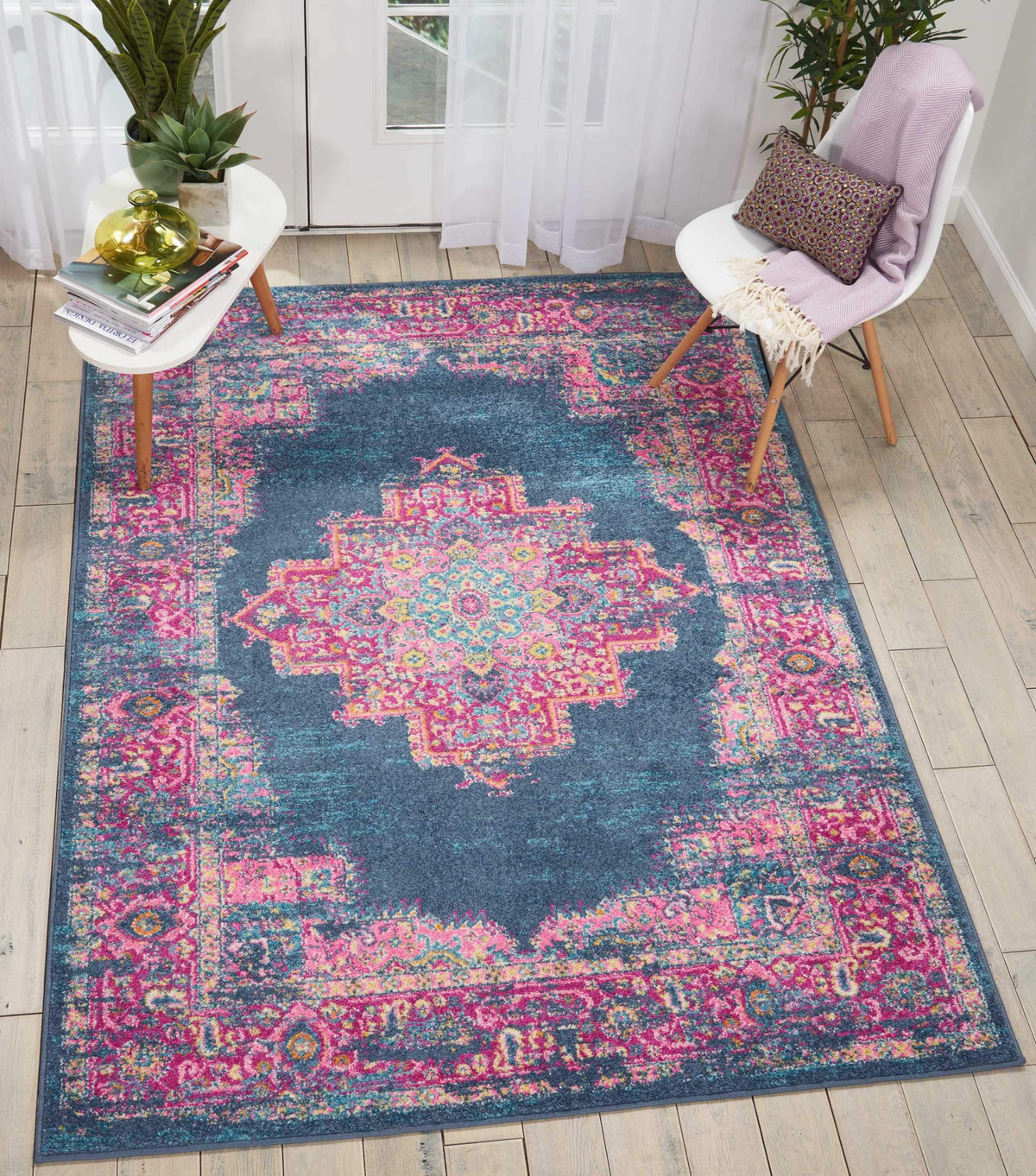 Passion PSN03 Blue Area Rug-Area Rug-Nourison-The Rug Truck