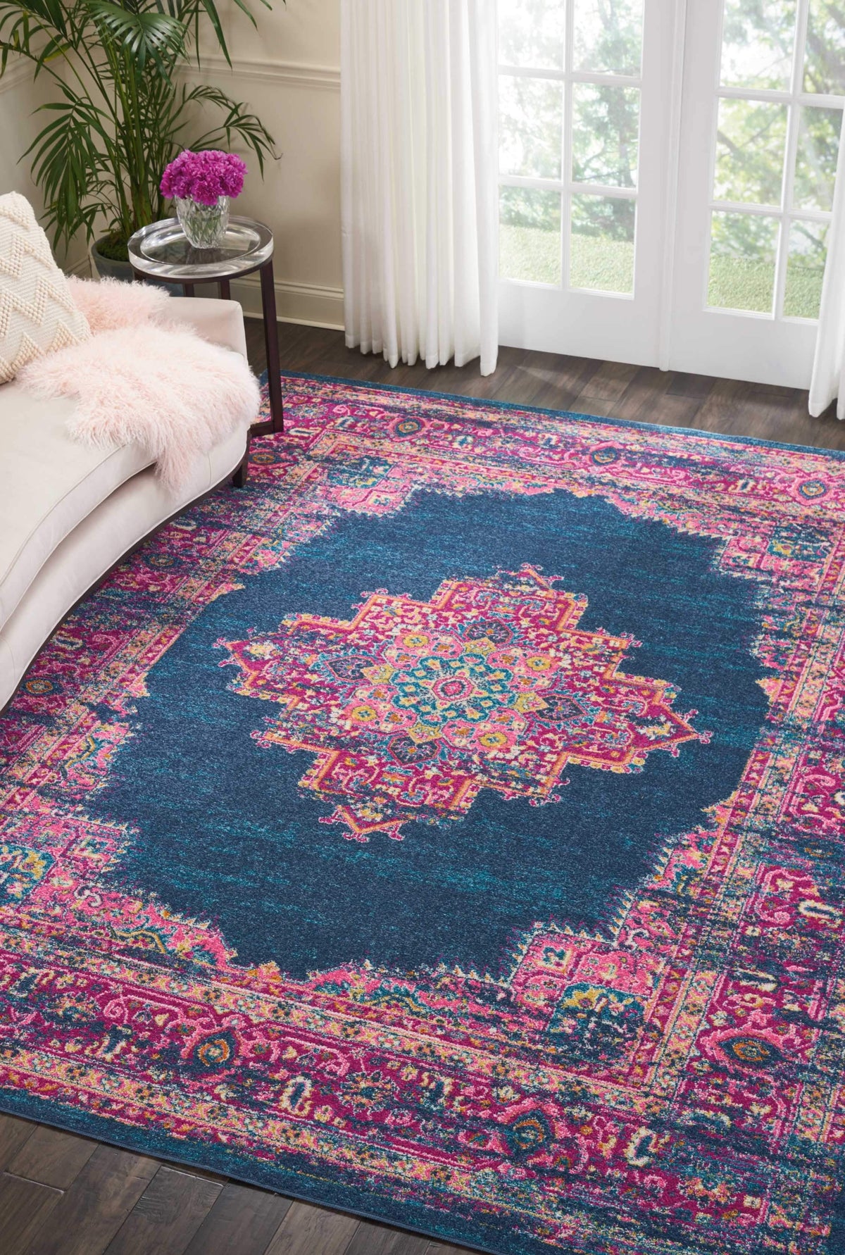 Passion PSN03 Blue Area Rug-Area Rug-Nourison-The Rug Truck