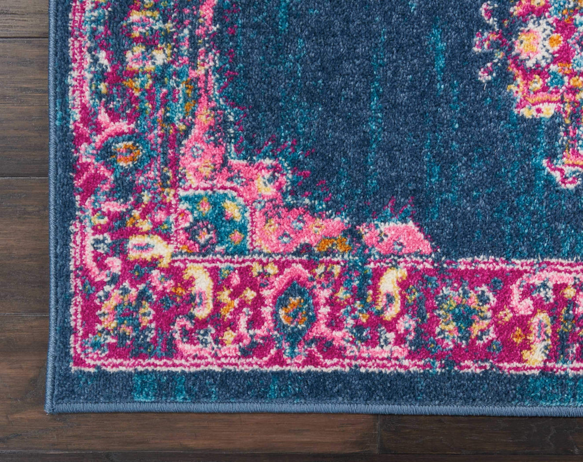 Passion PSN03 Blue Area Rug-Area Rug-Nourison-The Rug Truck