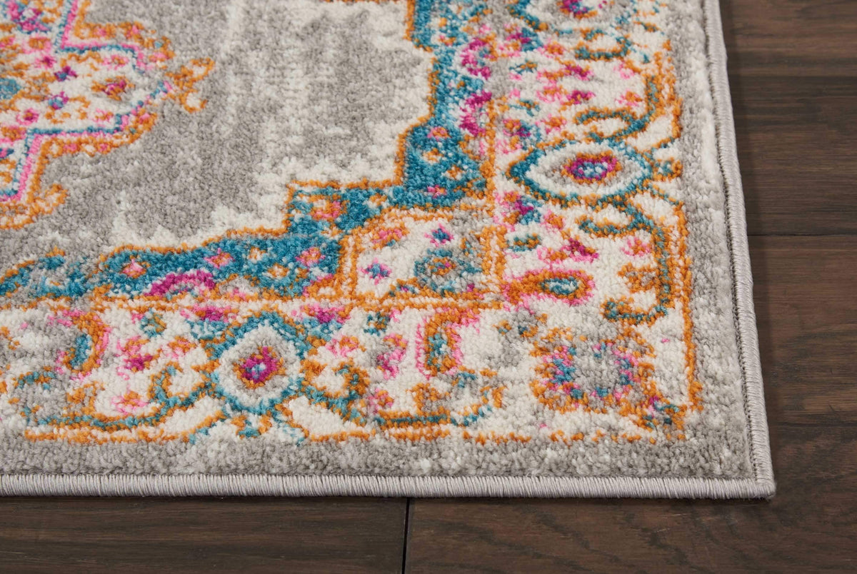 Passion PSN03 Grey Area Rug-Area Rug-Nourison-The Rug Truck