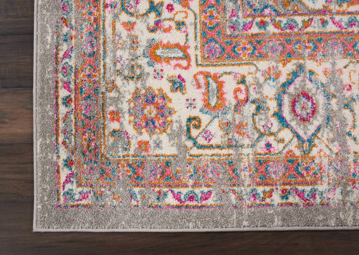 Passion PSN03 Grey Area Rug-Area Rug-Nourison-The Rug Truck