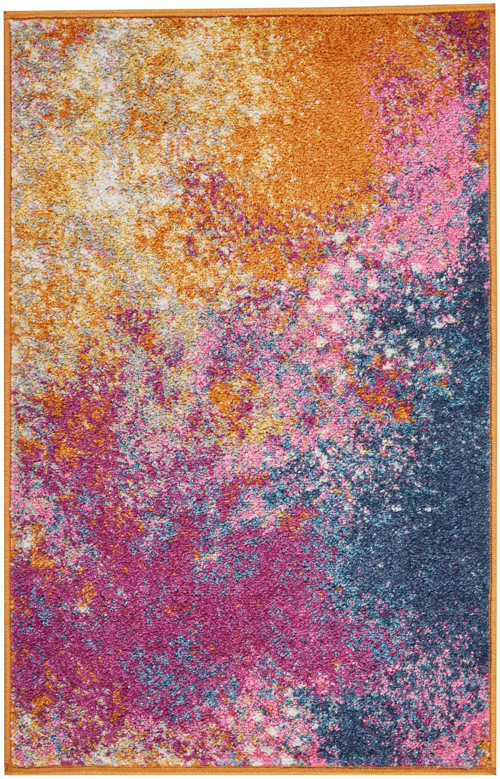 Passion PSN10 Sunburst Area Rug-Area Rug-Nourison-1'10" x 2'10"-The Rug Truck