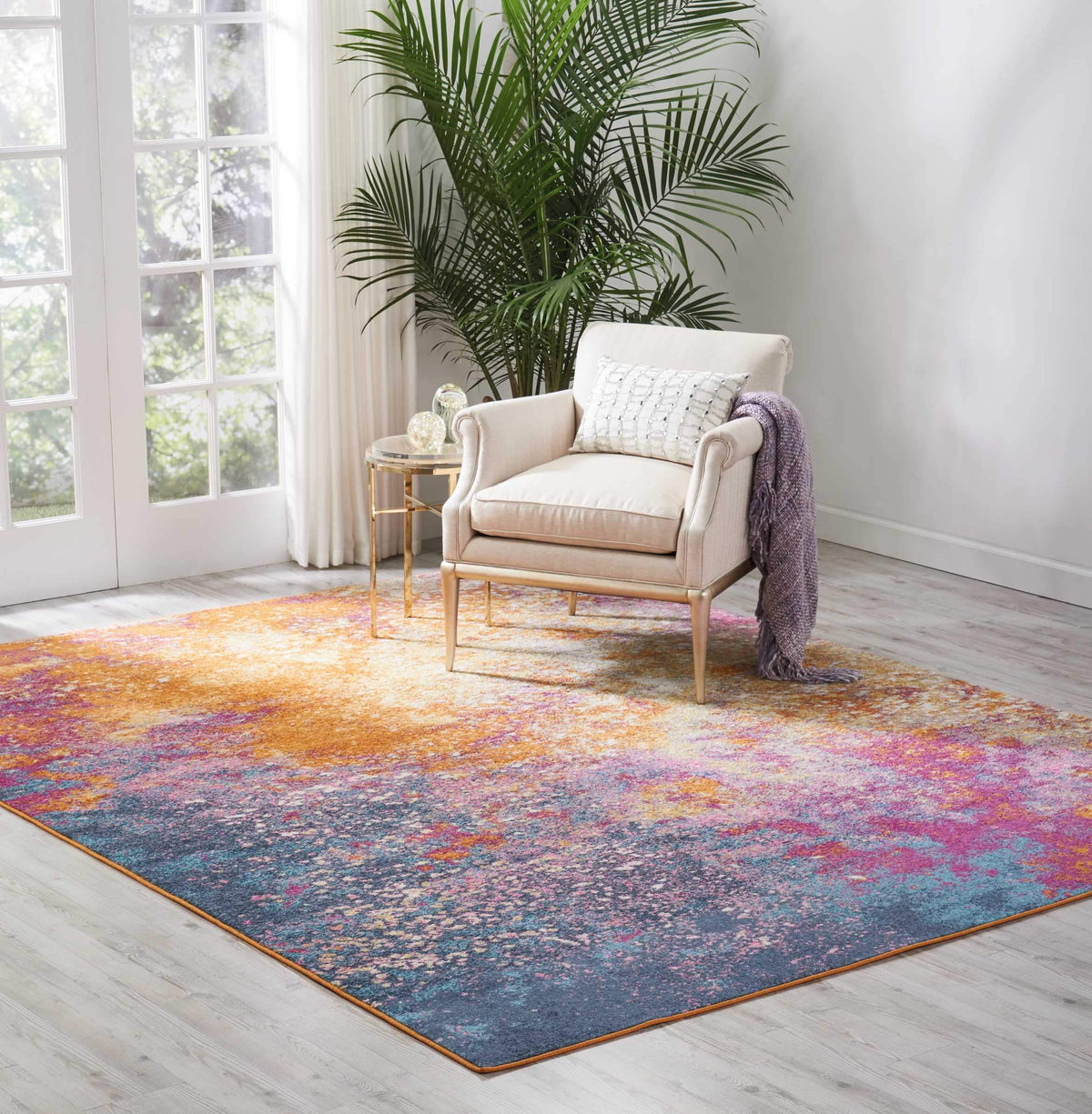 Passion PSN10 Sunburst Area Rug-Area Rug-Nourison-The Rug Truck