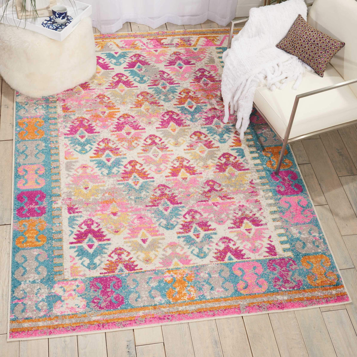 Passion PSN12 Ivory Area Rug-Area Rug-Nourison-The Rug Truck