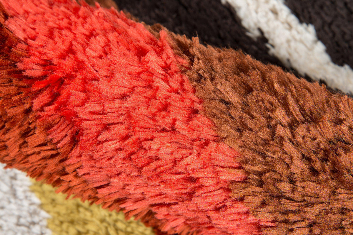 Novogratz by Momeni Retro RET-2 Retro Wave Red Area Rug-Area Rug-Momeni-The Rug Truck