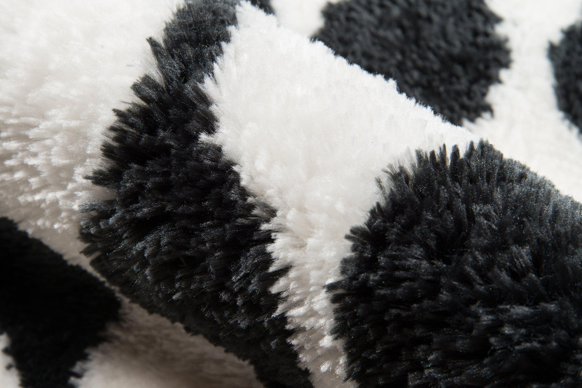 Novogratz by Momeni Retro RET-4 Stockings Black Area Rug-Area Rug-Momeni-The Rug Truck