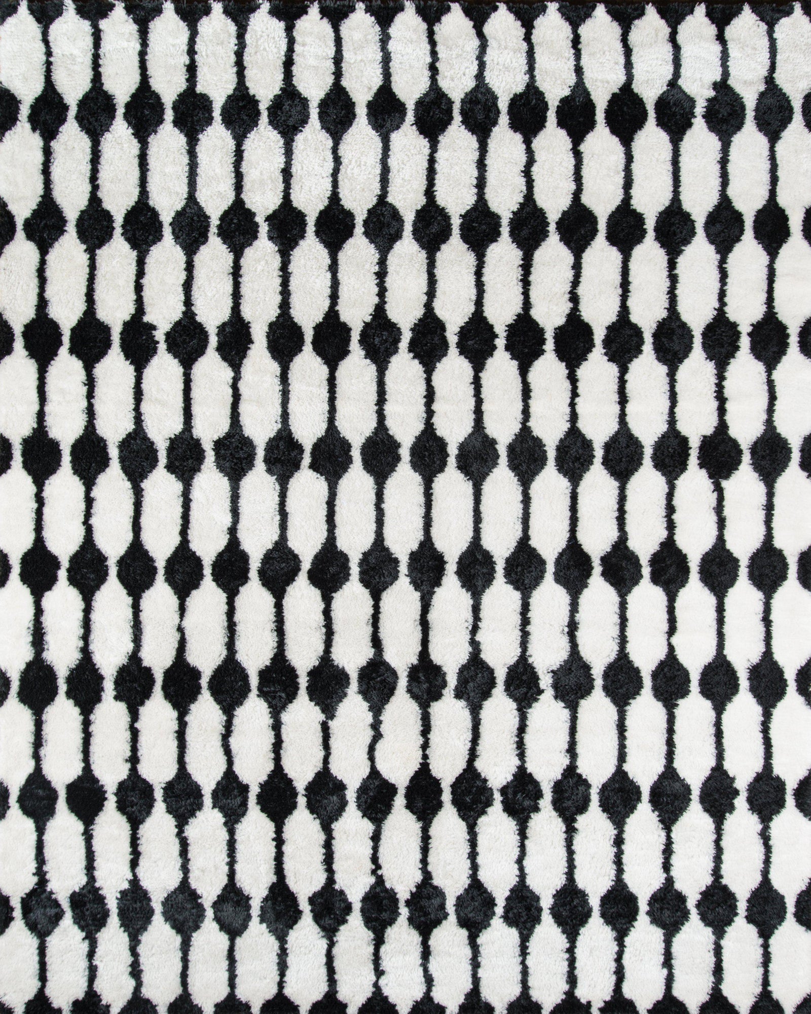 Novogratz by Momeni Retro RET-4 Stockings Black Area Rug-Area Rug-Momeni-2' X 3'-The Rug Truck