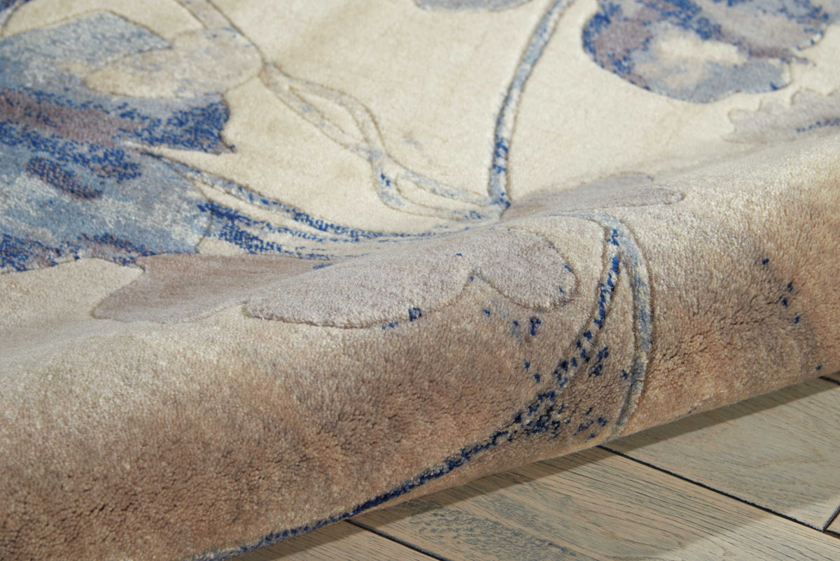 Sunset ST18 Ivory Blue Area Rug-Area Rug-The Rug Truck-The Rug Truck