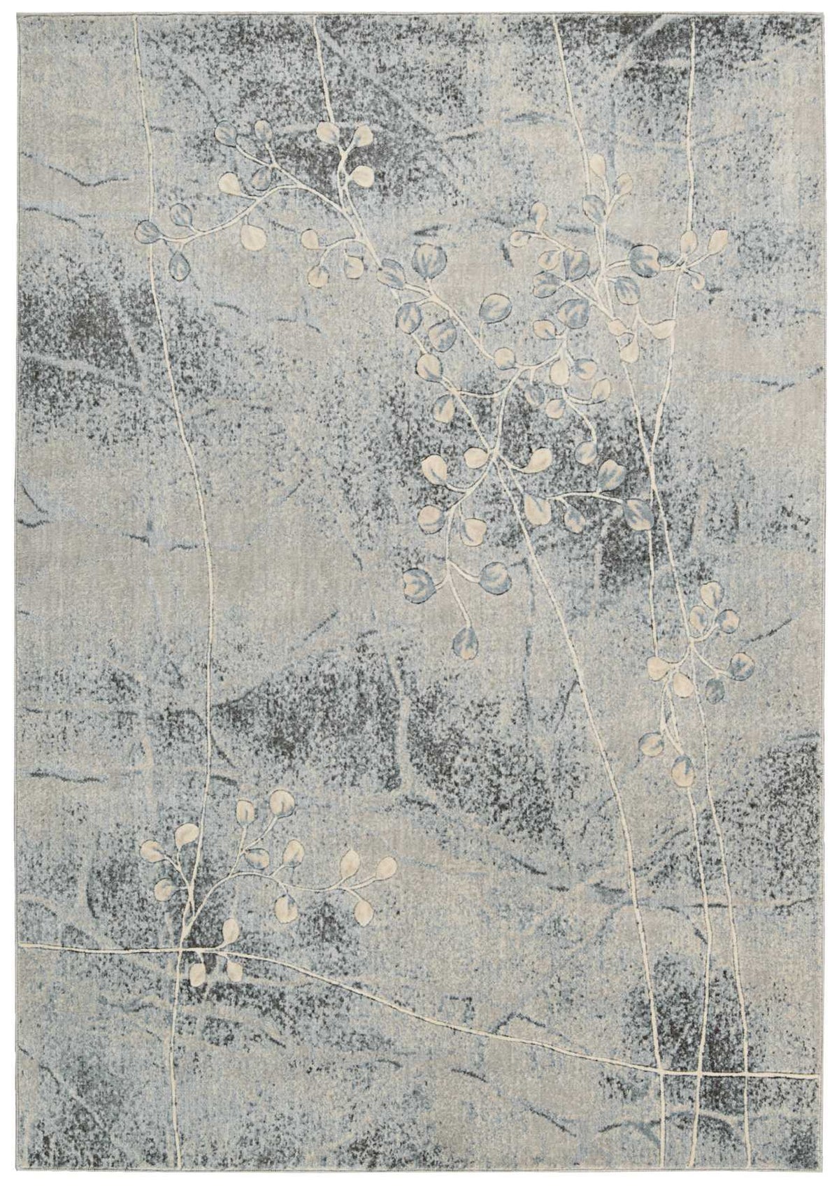 Sunset ST74 Silver/Blue Area Rug-Area Rug-The Rug Truck-The Rug Truck