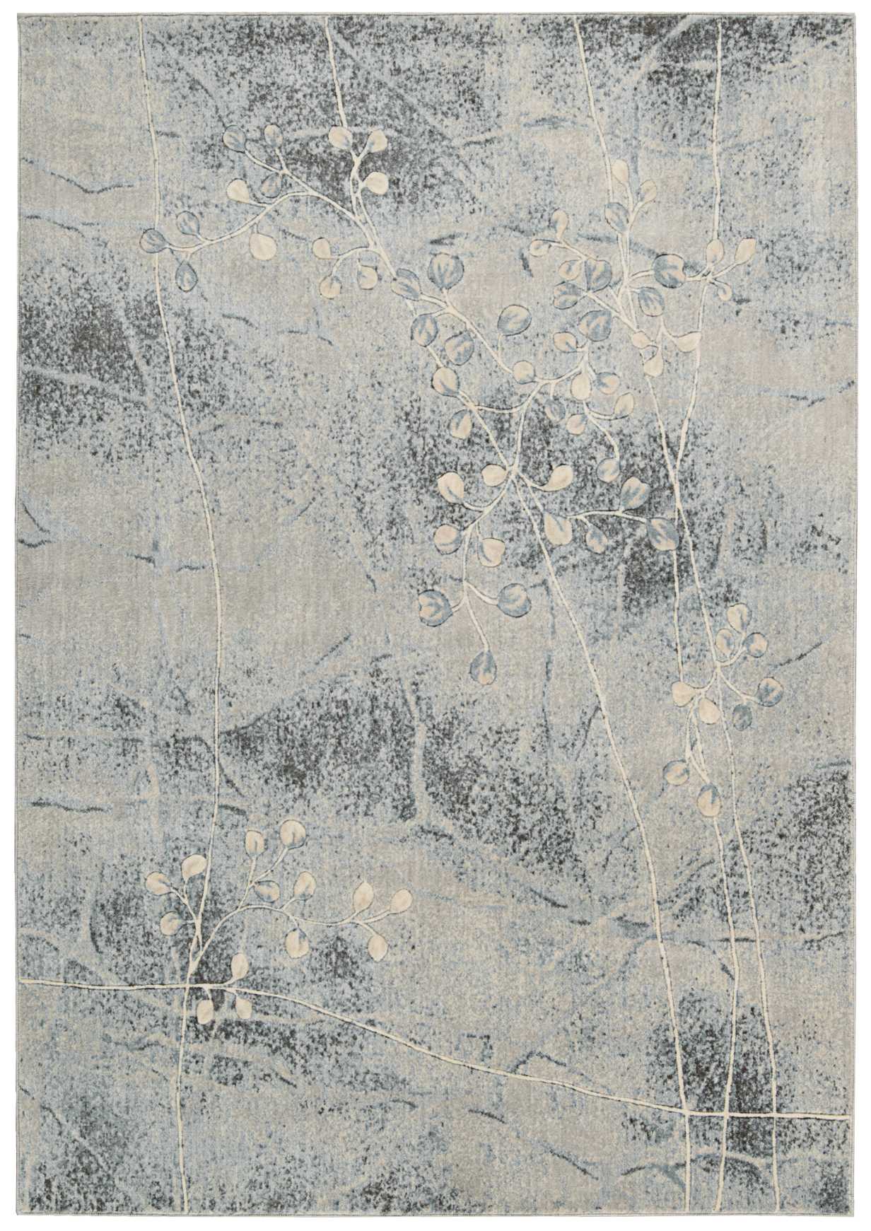 Sunset ST74 Silver/Blue Area Rug-Area Rug-The Rug Truck-The Rug Truck