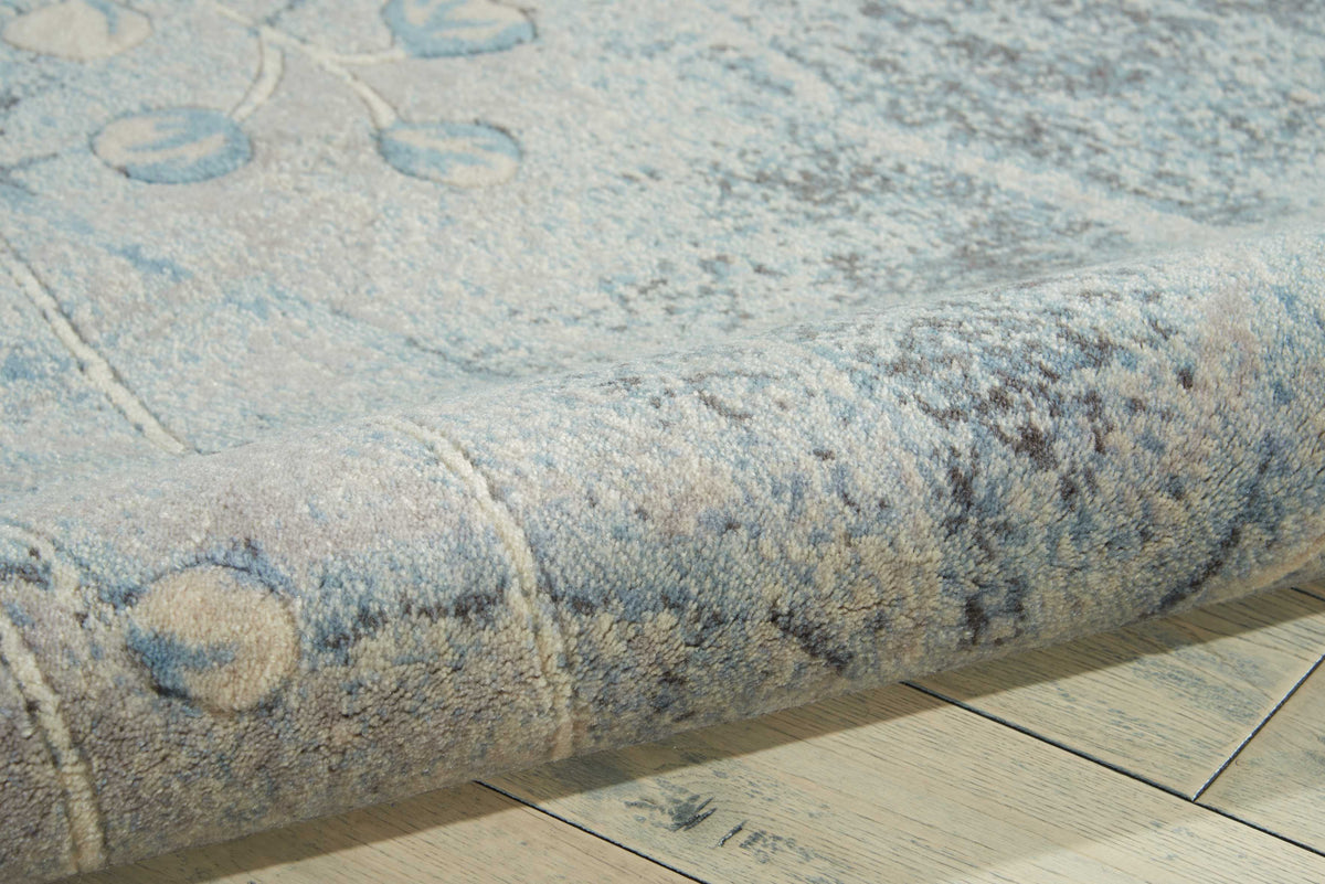 Sunset ST74 Silver/Blue Area Rug-Area Rug-The Rug Truck-The Rug Truck