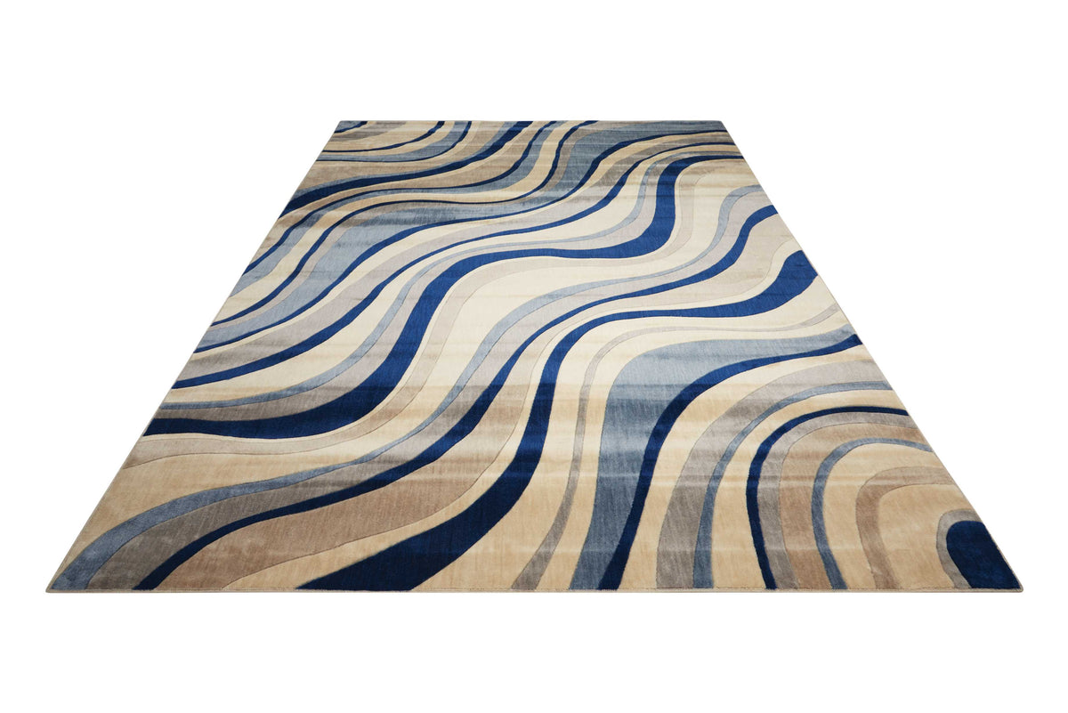 Sunset ST81 Ivory Blue Area Rug-Area Rug-The Rug Truck-The Rug Truck