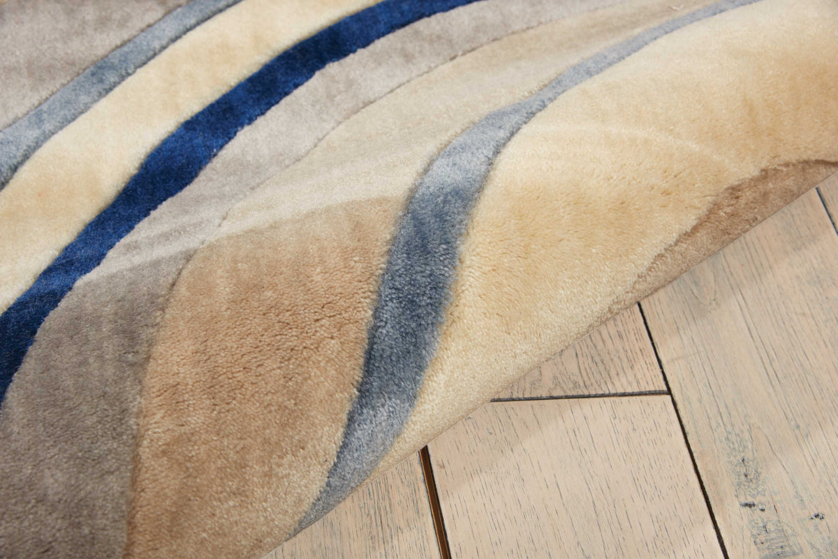 Sunset ST81 Ivory Blue Area Rug-Area Rug-The Rug Truck-The Rug Truck