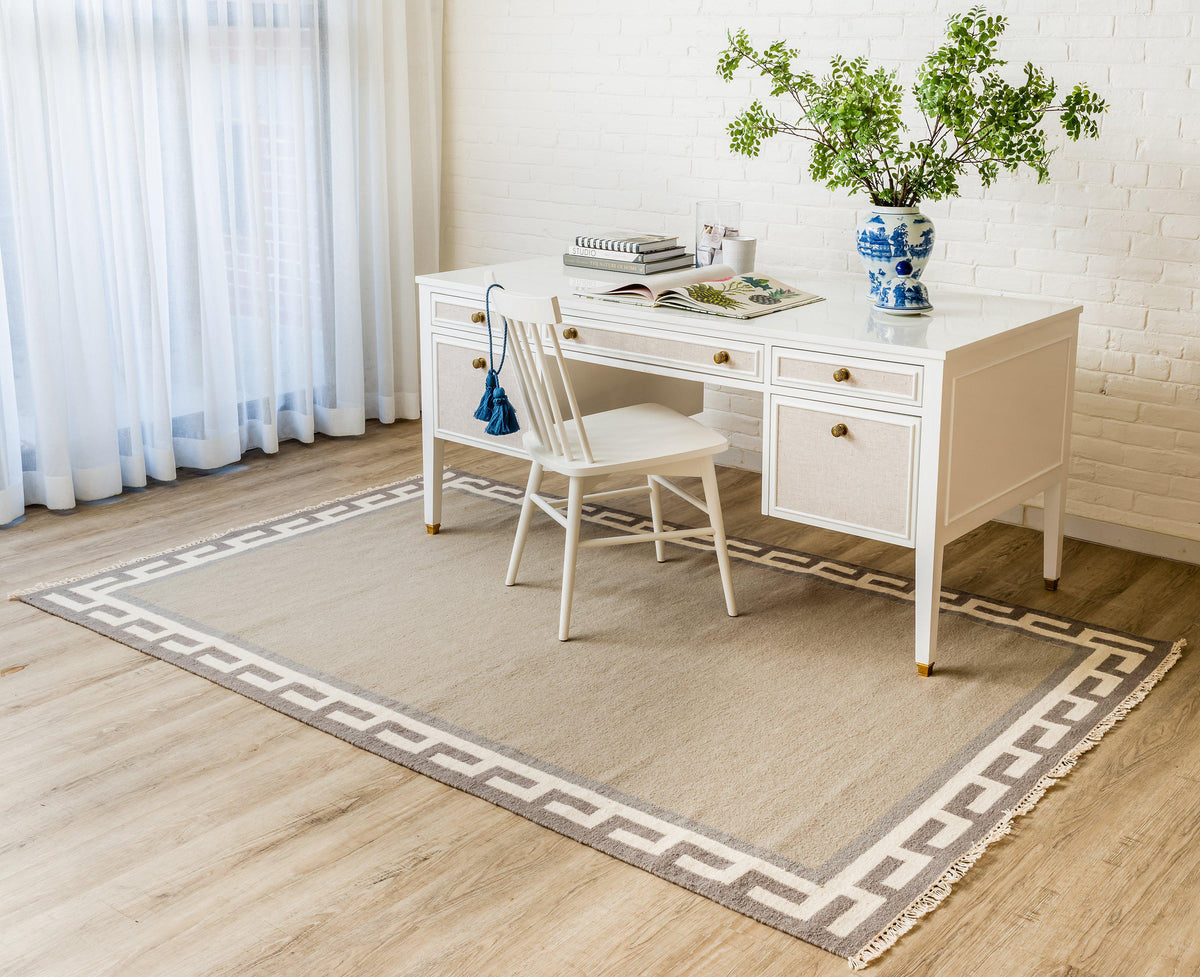 Erin Gates Thompson THO-8 Hinkley Grey Area Rug ( 9&#39; X 12&#39; )