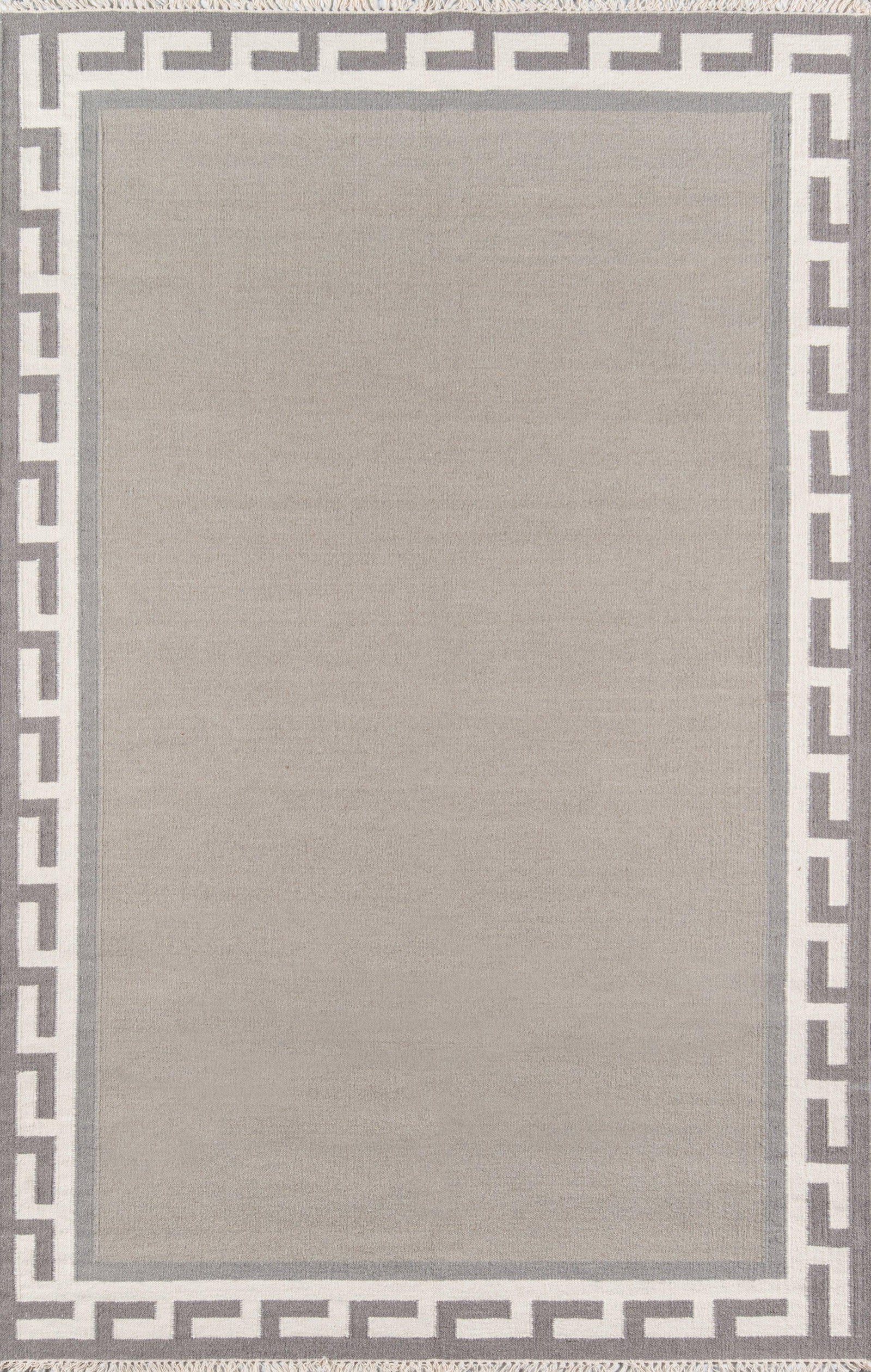 Erin Gates Thompson THO-8 Hinkley Grey Area Rug ( 9' X 12' )