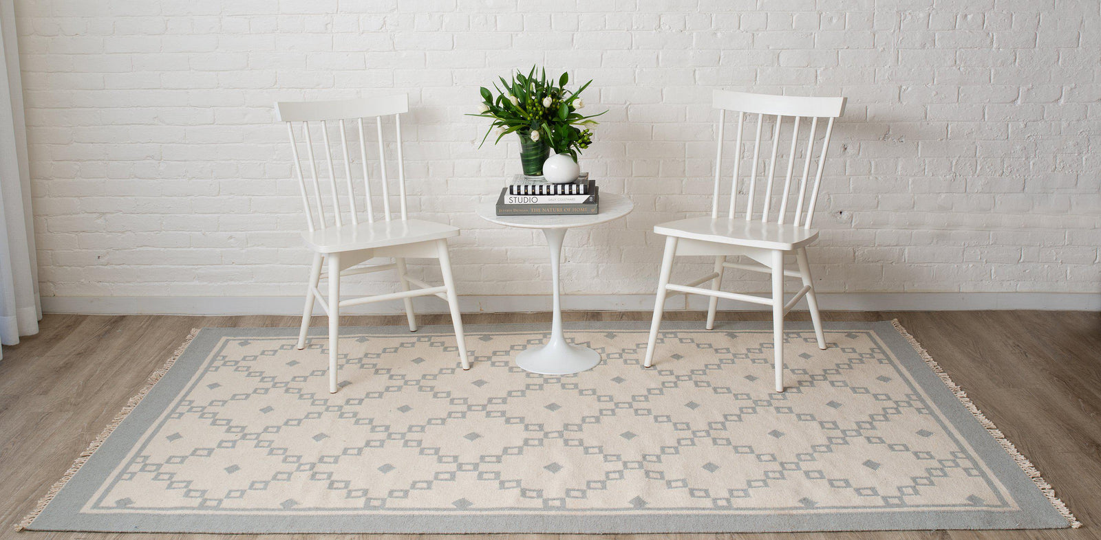 Erin Gates Thompson THO-9 Langley Grey Area Rug ( 9' X 12' )