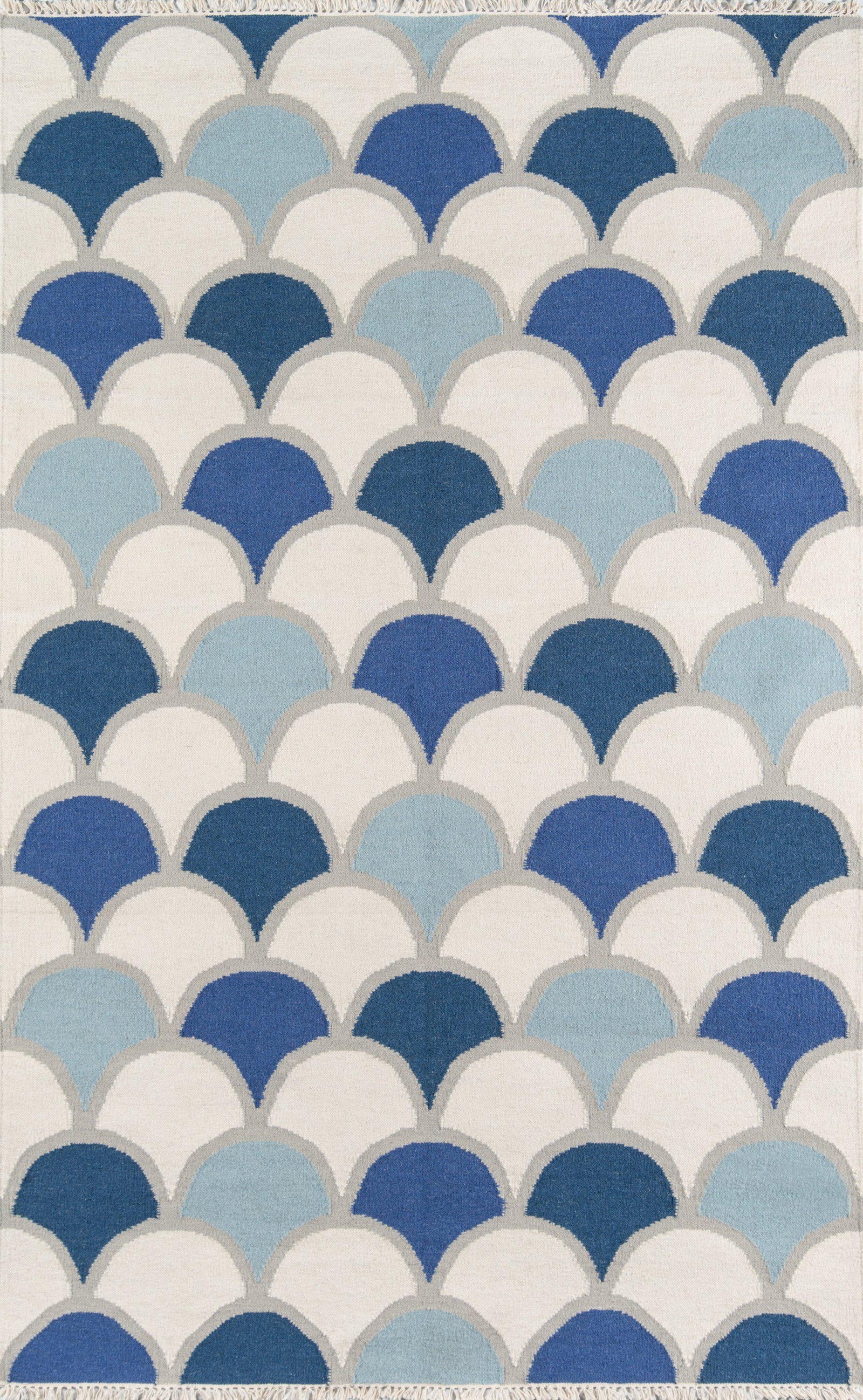 Novogratz Topanga TOP-2 Blue Area Rug ( 7'6" X 9'6")