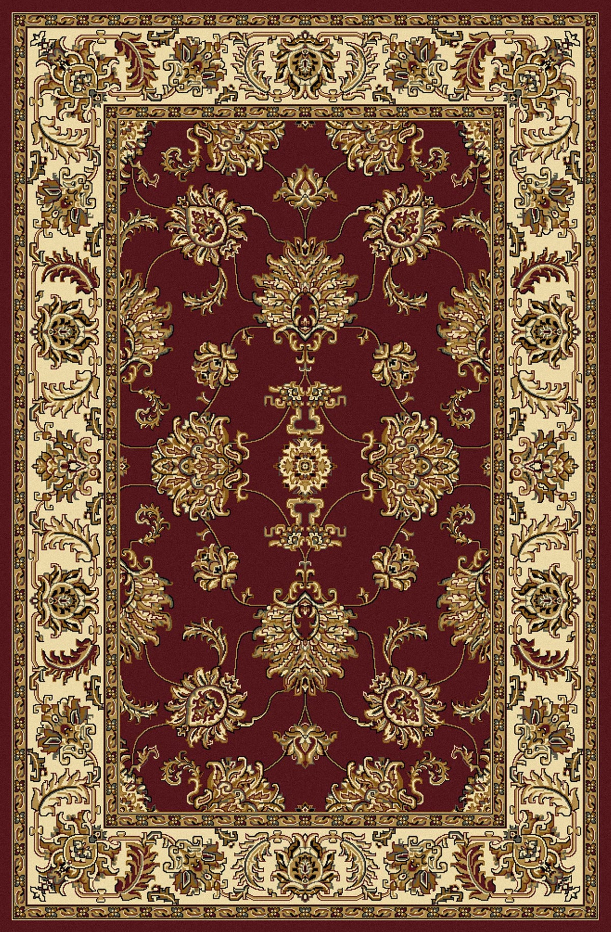 Tesoro 1330 Burgundy Area Rug (2&#39;2 X 8&#39;)