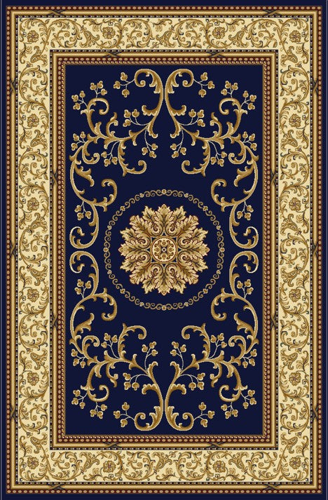 Tesoro 1419 Navy Area Rug (2&#39;2 X 8&#39;)