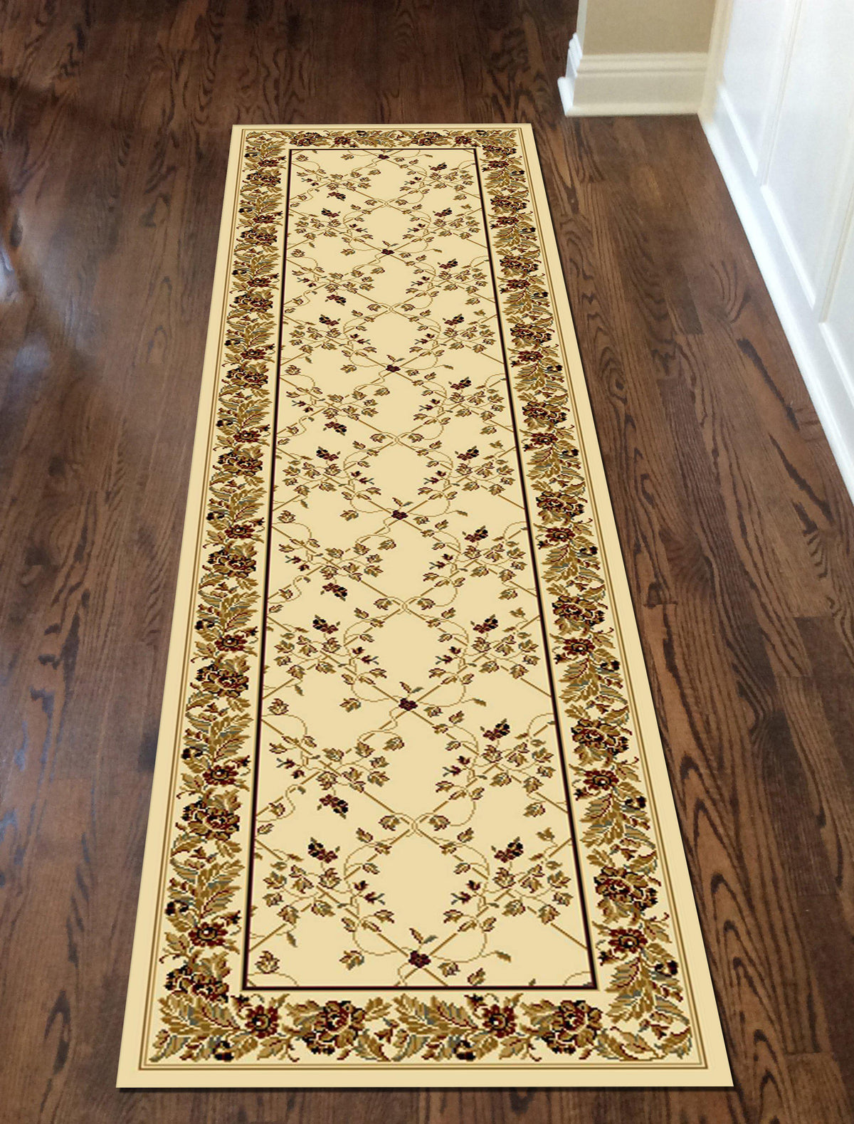Tesoro 1427 Ivory Area Rug (2&#39;2 X 8&#39;)