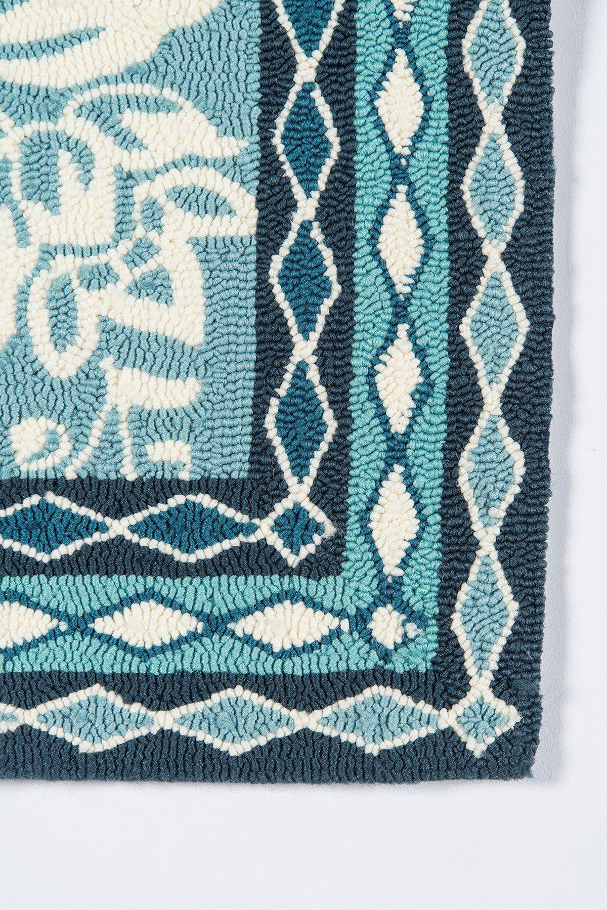 Madcap Cottage by Momeni Under A Loggia Rokeby Road Blue Indoor/Outdoor Area Rug-Area Rug-Momeni-The Rug Truck