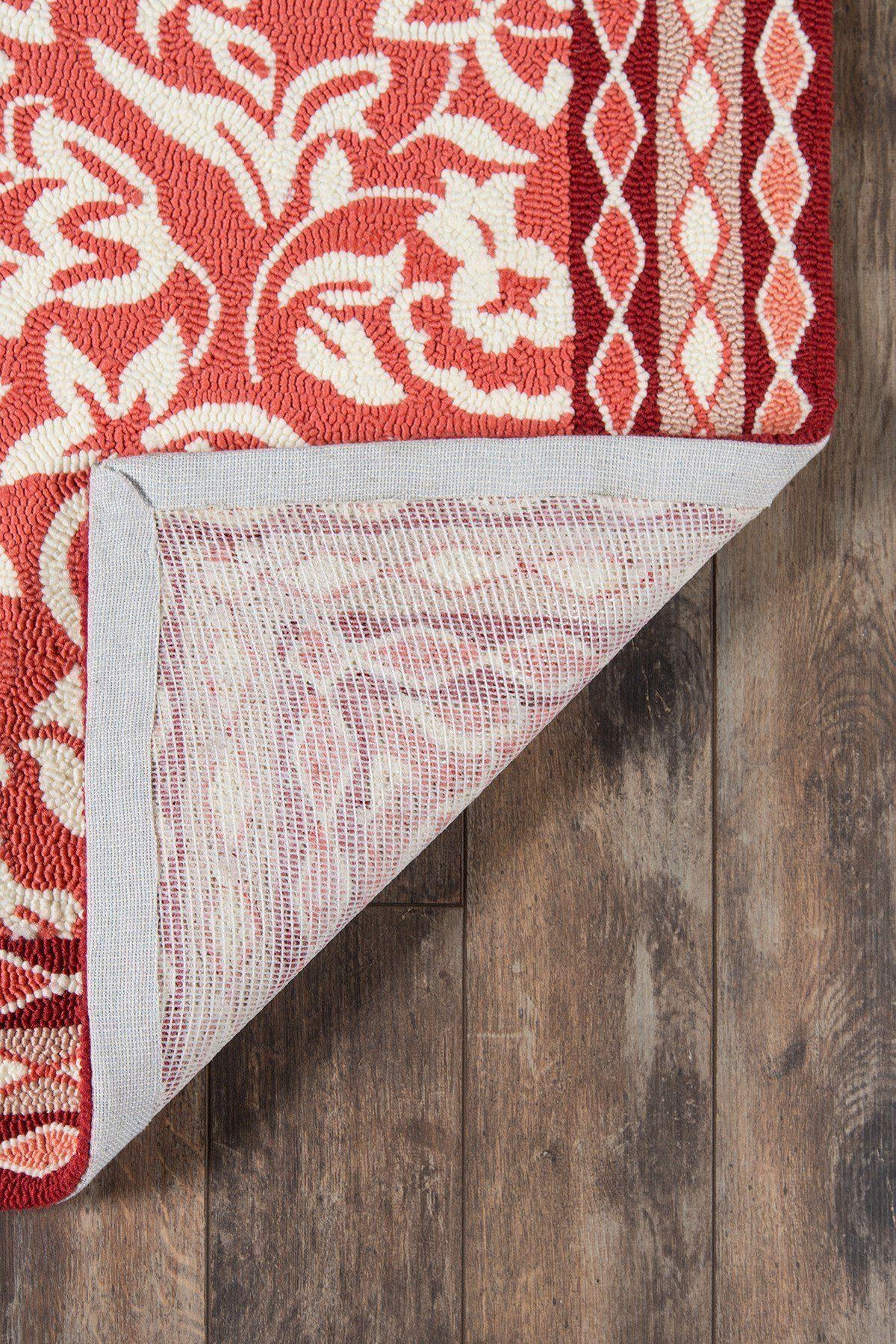 Madcap Cottage by Momeni Under A Loggia Rokeby Road Red Indoor/Outdoor Area Rug-Area Rug-Momeni-The Rug Truck