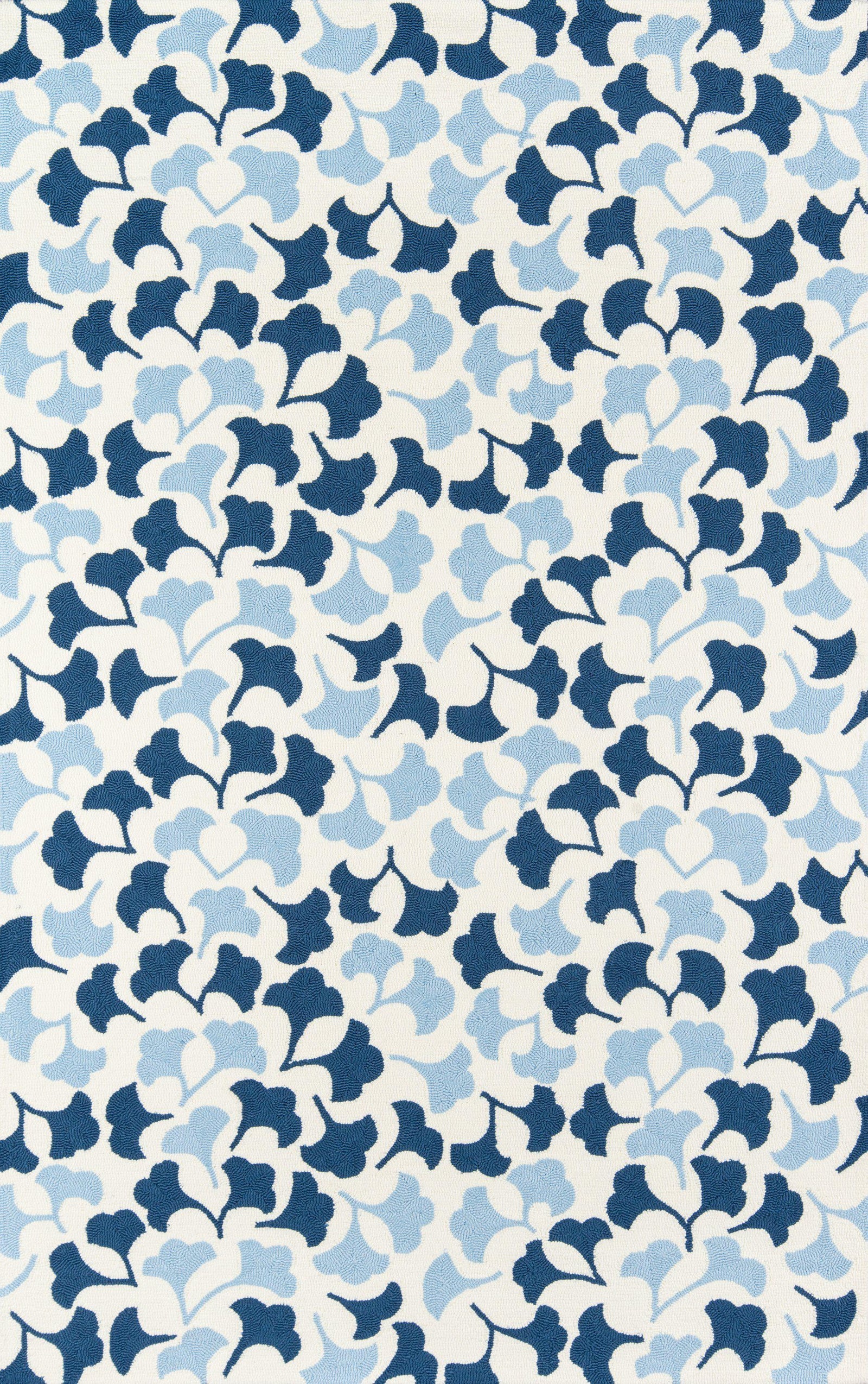 Madcap Cottage by Momeni Under A Loggia Howards End Blue Indoor/Outdoor Area Rug-Area Rug-Momeni-2' X 3'-The Rug Truck