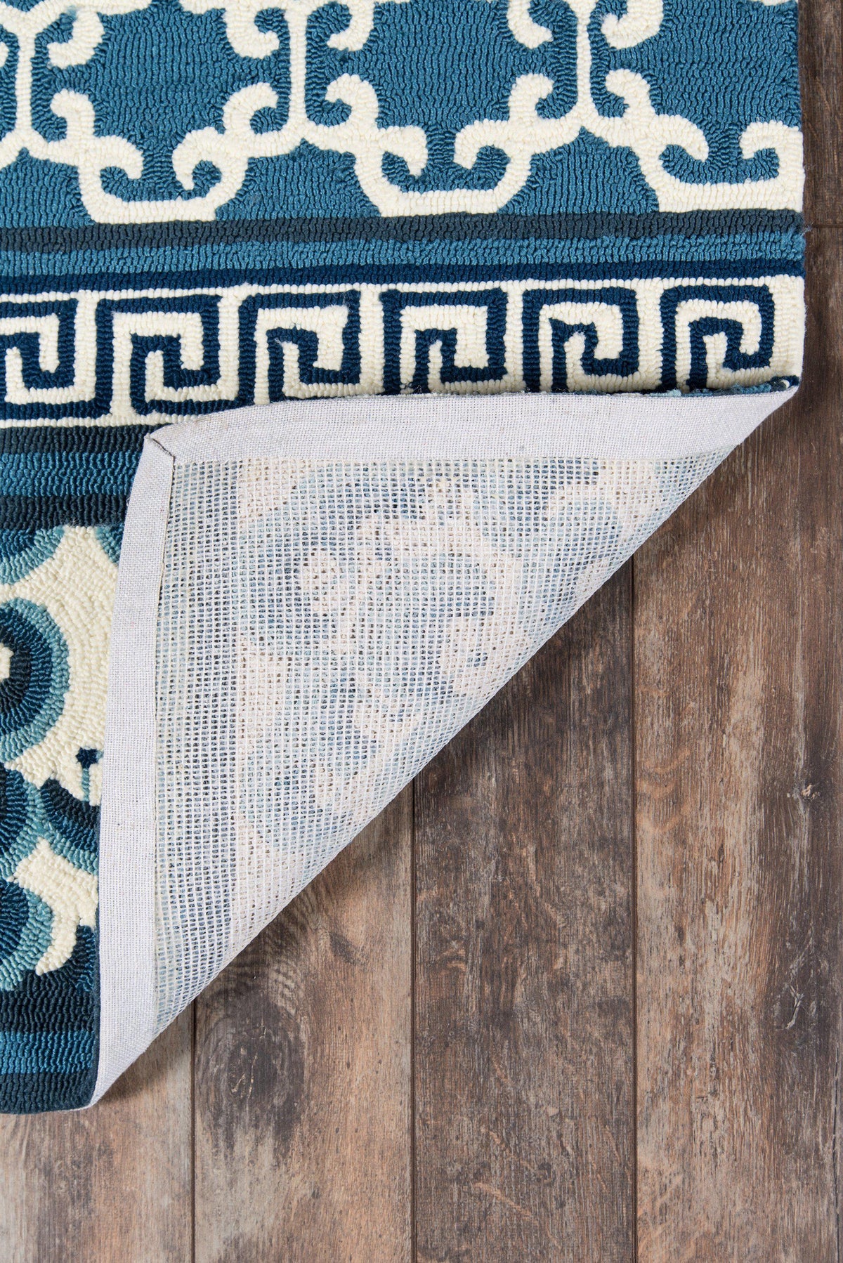 Madcap Cottage by Momeni Under A Loggia Montserrat Navy Indoor/Outdoor Area Rug-Area Rug-Momeni-The Rug Truck