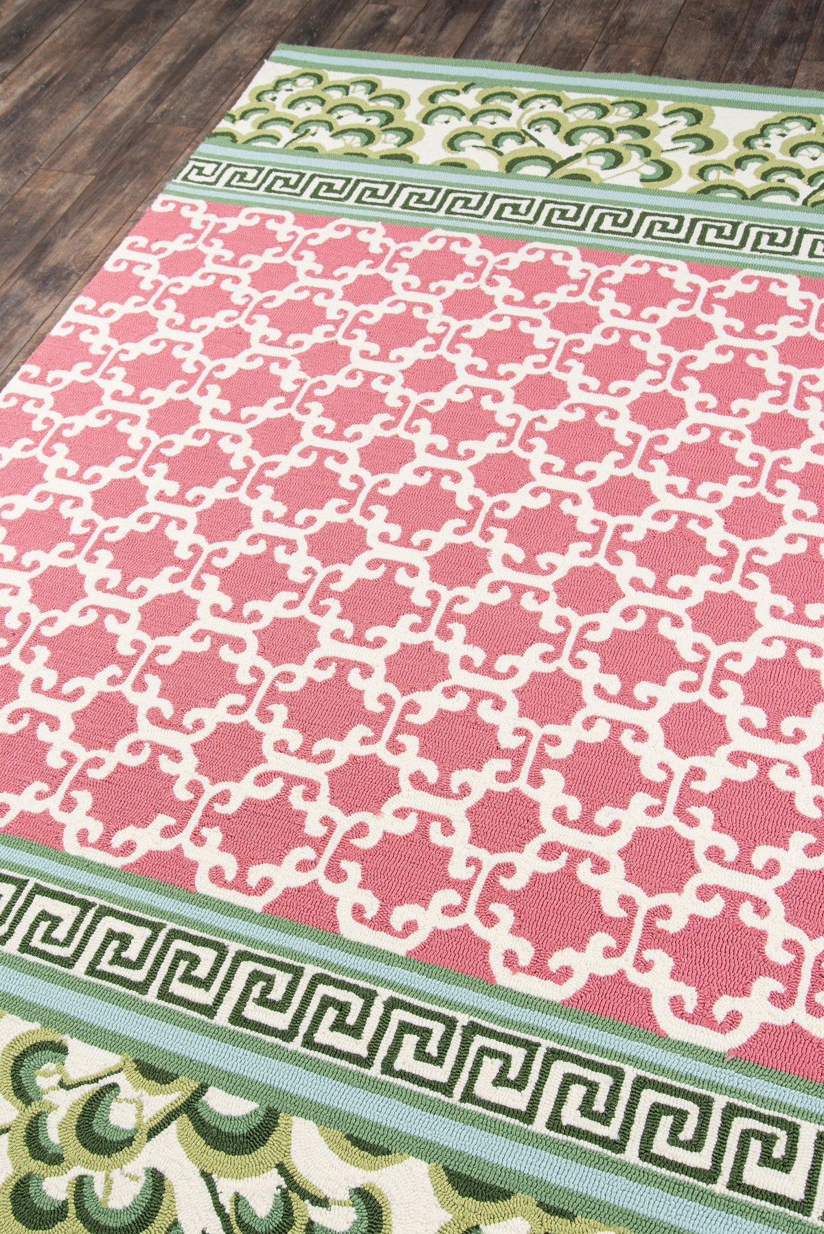 Madcap Cottage by Momeni Under A Loggia Montserrat Pink Indoor/Outdoor Area Rug-Area Rug-Momeni-The Rug Truck