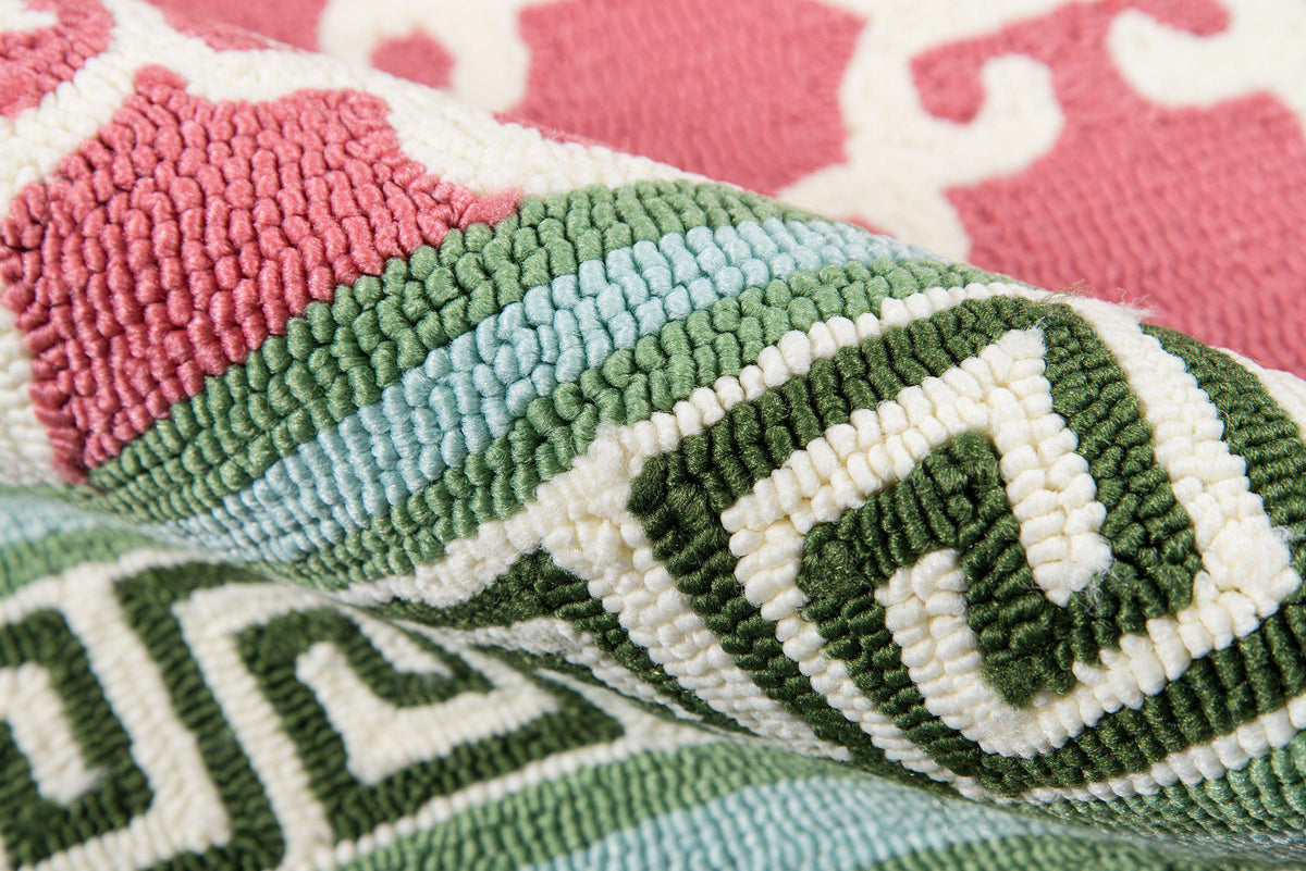 Madcap Cottage by Momeni Under A Loggia Montserrat Pink Indoor/Outdoor Area Rug-Area Rug-Momeni-The Rug Truck