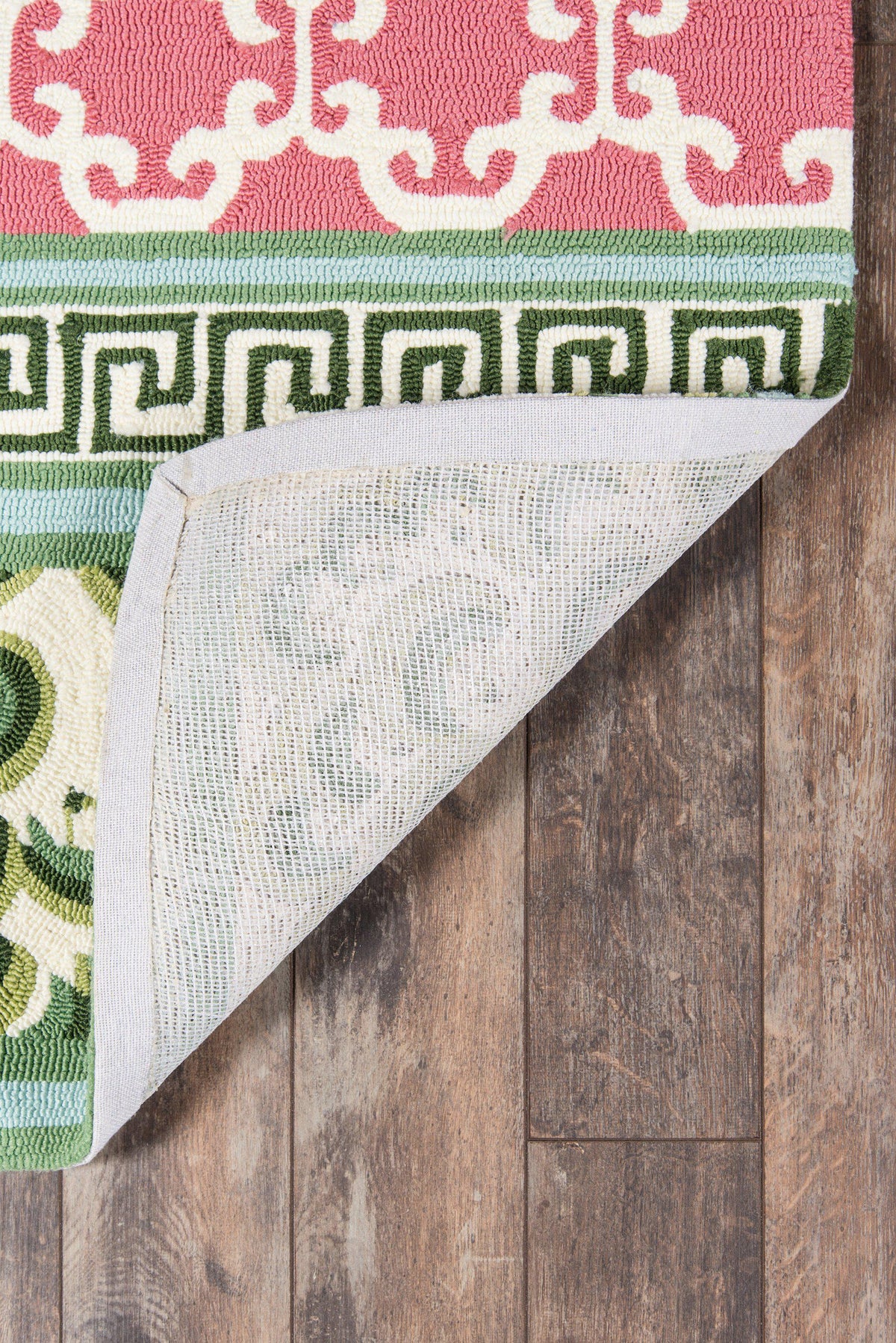 Madcap Cottage by Momeni Under A Loggia Montserrat Pink Indoor/Outdoor Area Rug-Area Rug-Momeni-The Rug Truck