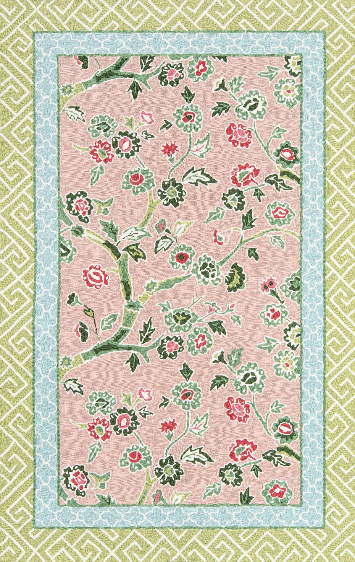 Madcap Cottage by Momeni Under A Loggia Blossom Dearie Multi Indoor/Outdoor Area Rug-Area Rug-Momeni-2&#39; X 3&#39;-The Rug Truck