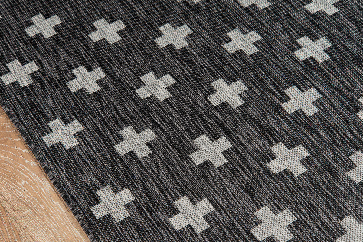 Novogratz Villa VI-01 Charcoal Area Rug ( 2&#39; X 6&#39; Runner)