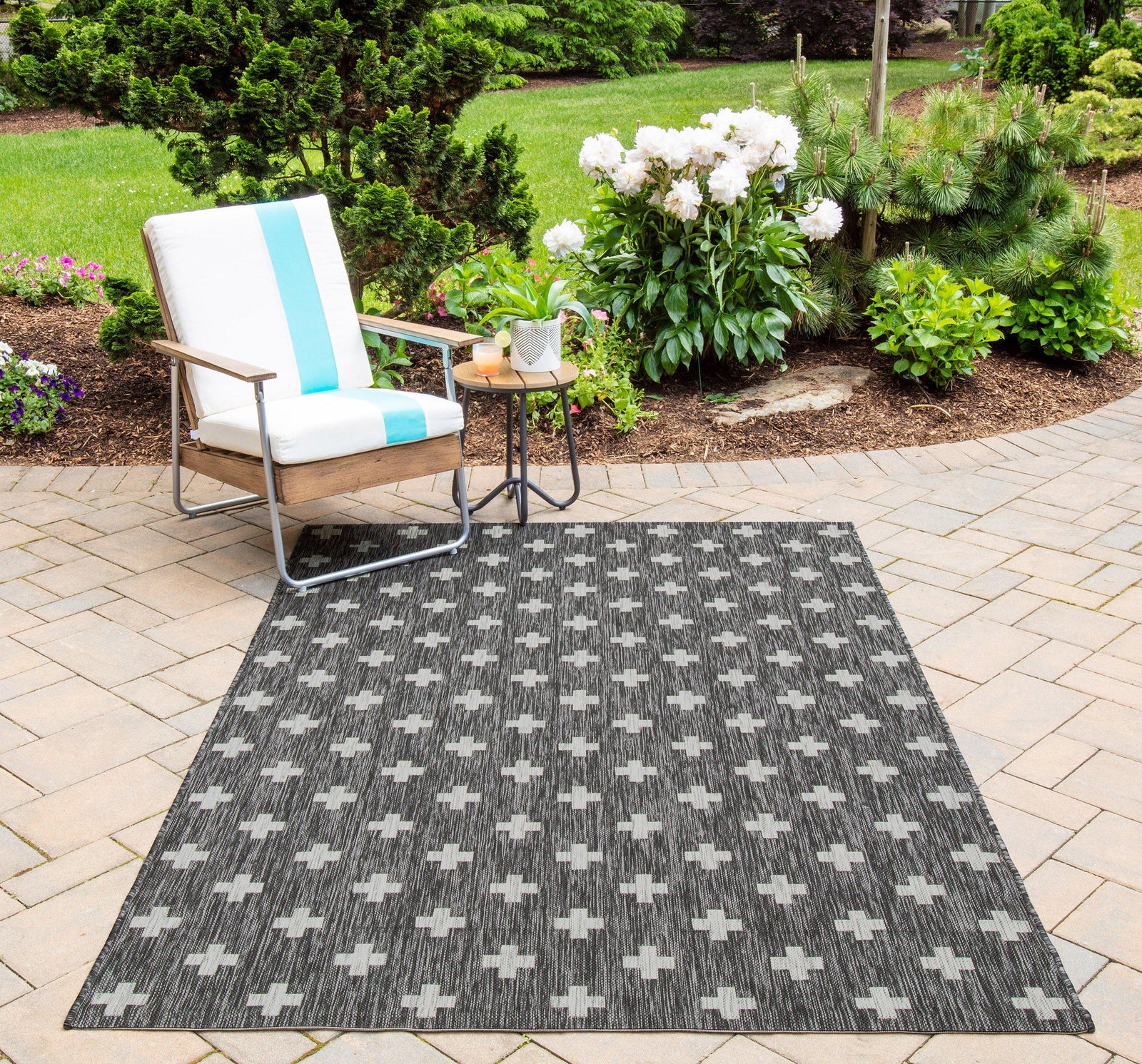 Novogratz Villa VI-01 Charcoal Area Rug ( 2' X 6' Runner)