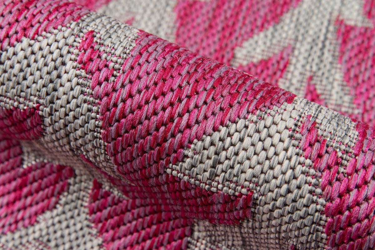 Novogratz by Momeni Villa VI-02 Amalfi Fuschia Area Rug-Area Rug-Momeni-The Rug Truck