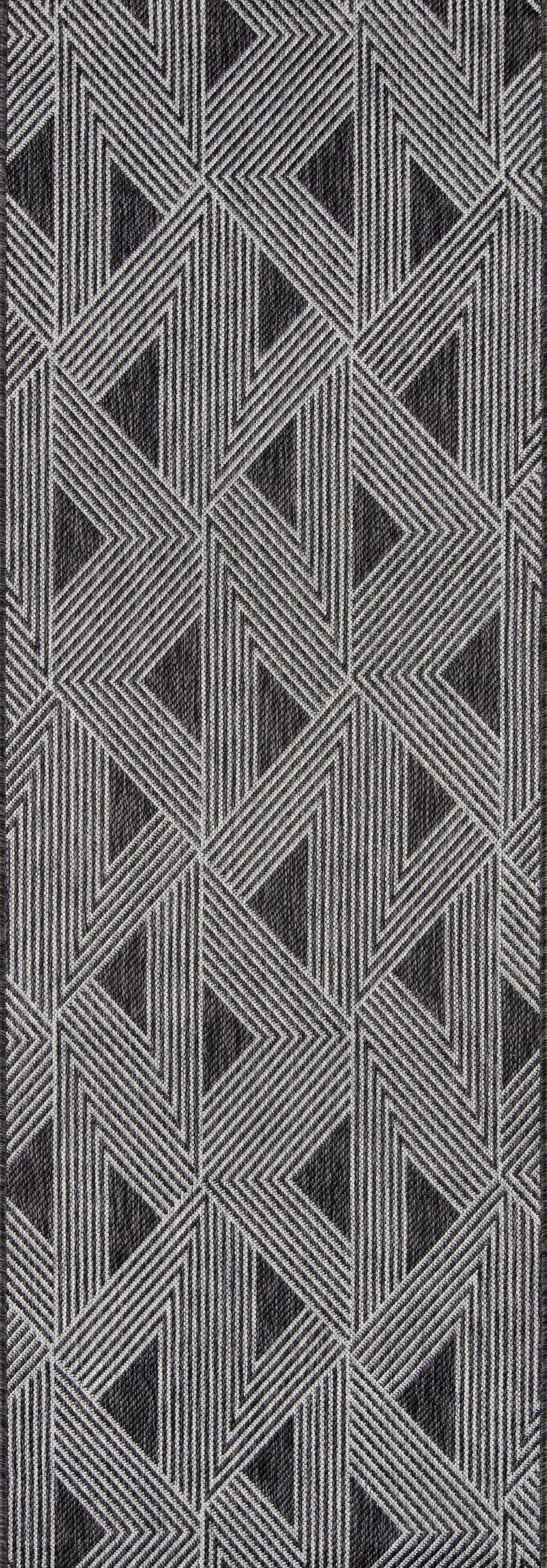 Novogratz by Momeni Villa VI-06 Como Charcoal Area Rug-Area Rug-Momeni-2&#39;7&quot; X 7&#39;6&quot; Runner-The Rug Truck
