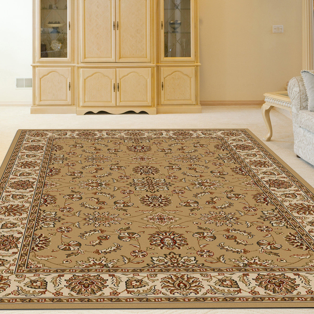 Vozza 1592 Beige Area Rug (7&#39;9 X 11&#39;)