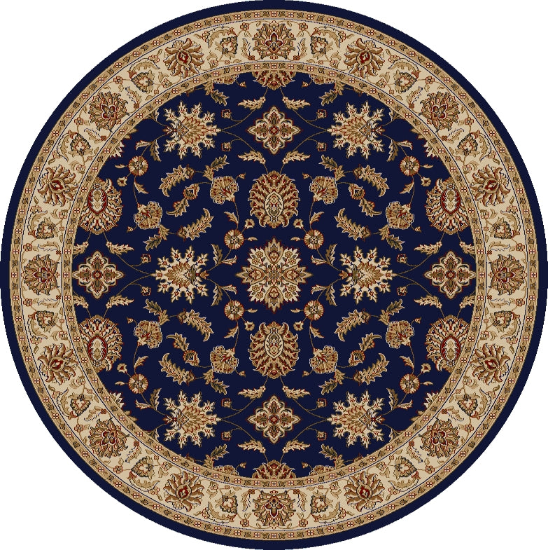 Vozza 1592 Navy Area Rug (5&#39;3 ROUND)