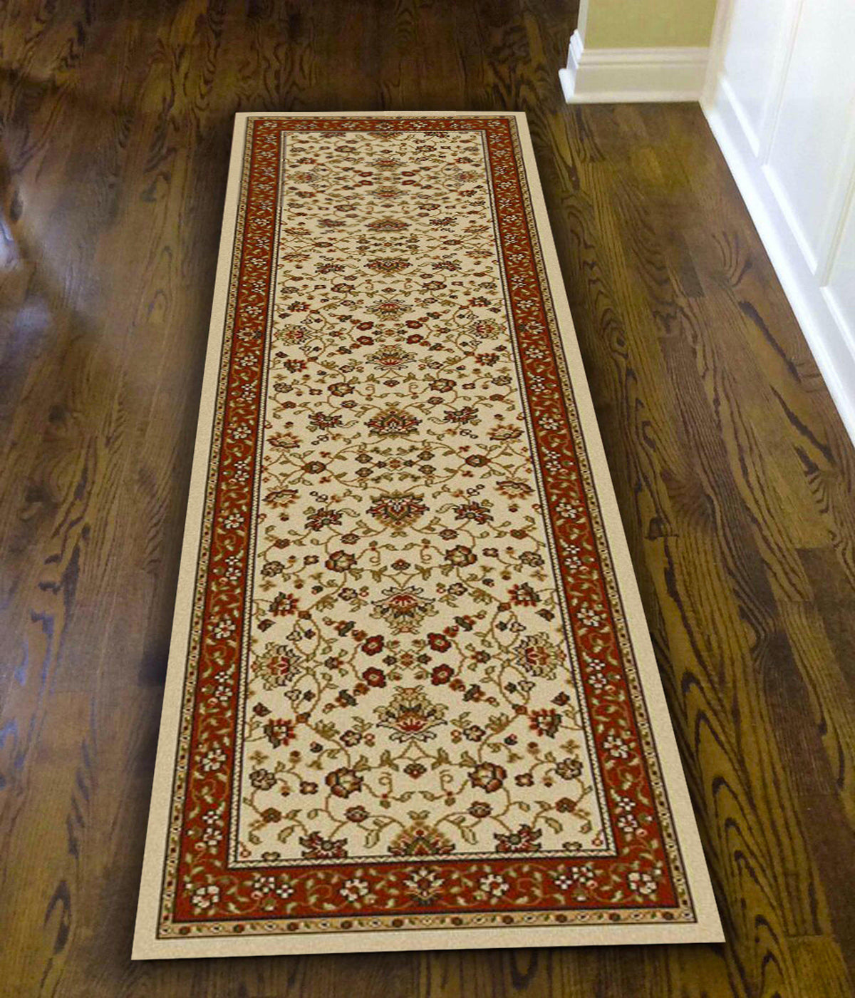 Vozza 1597 Ivory Area Rug (2&#39;2 X 7&#39;7)