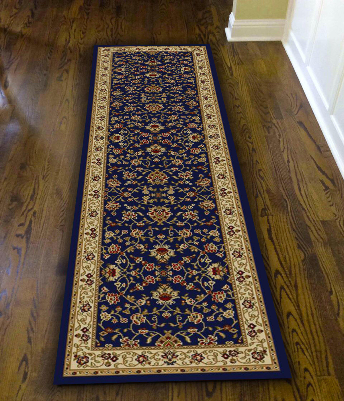 Vozza 1597 Navy Area Rug (2&#39;2 X 7&#39;7)