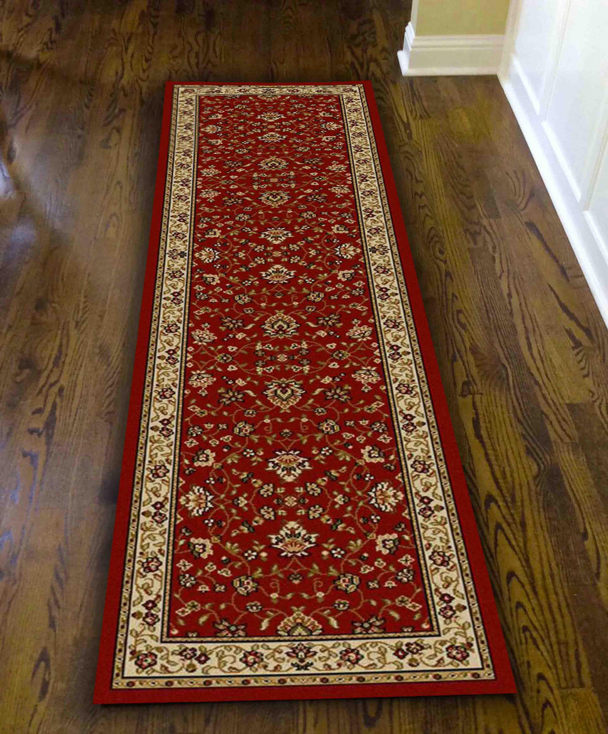Vozza 1597 Red Area Rug (2&#39;2 X 7&#39;7)