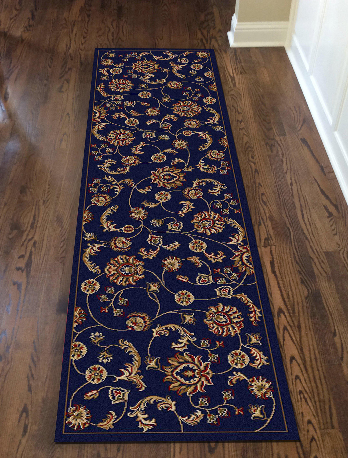 Vozza 1835 Navy Area Rug (2&#39;2 X 7&#39;7)