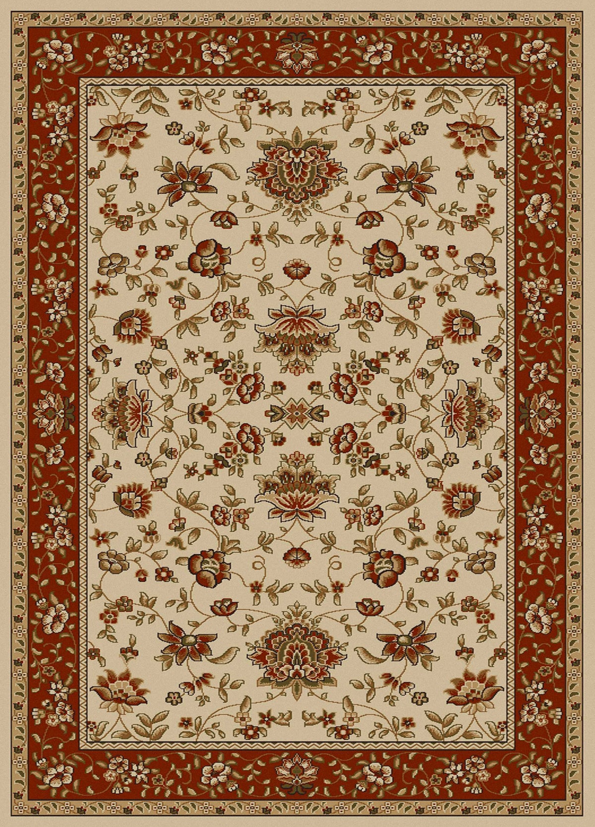 Vozza 1597 Ivory Area Rug (7&#39;9 X 11&#39;)