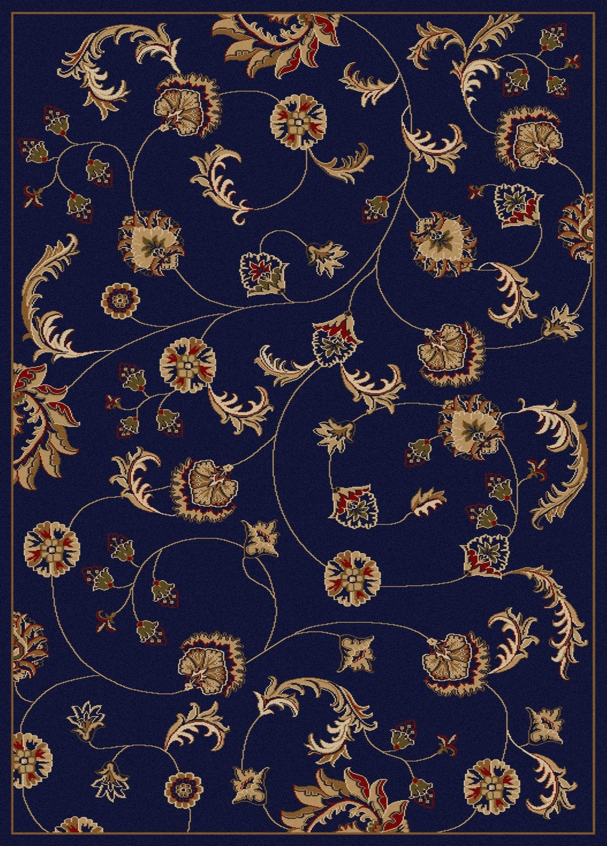Vozza 1835 Navy Area Rug (7&#39;9 X 11&#39;)
