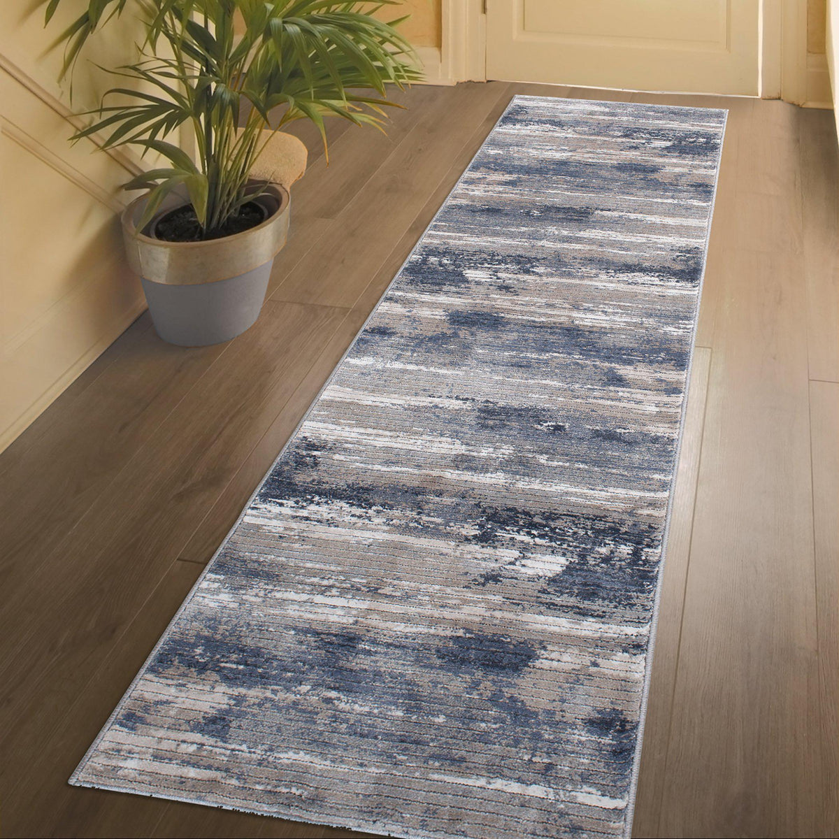 Waterside - Tide - Morning Blue-Area Rug-KM Home-The Rug Truck