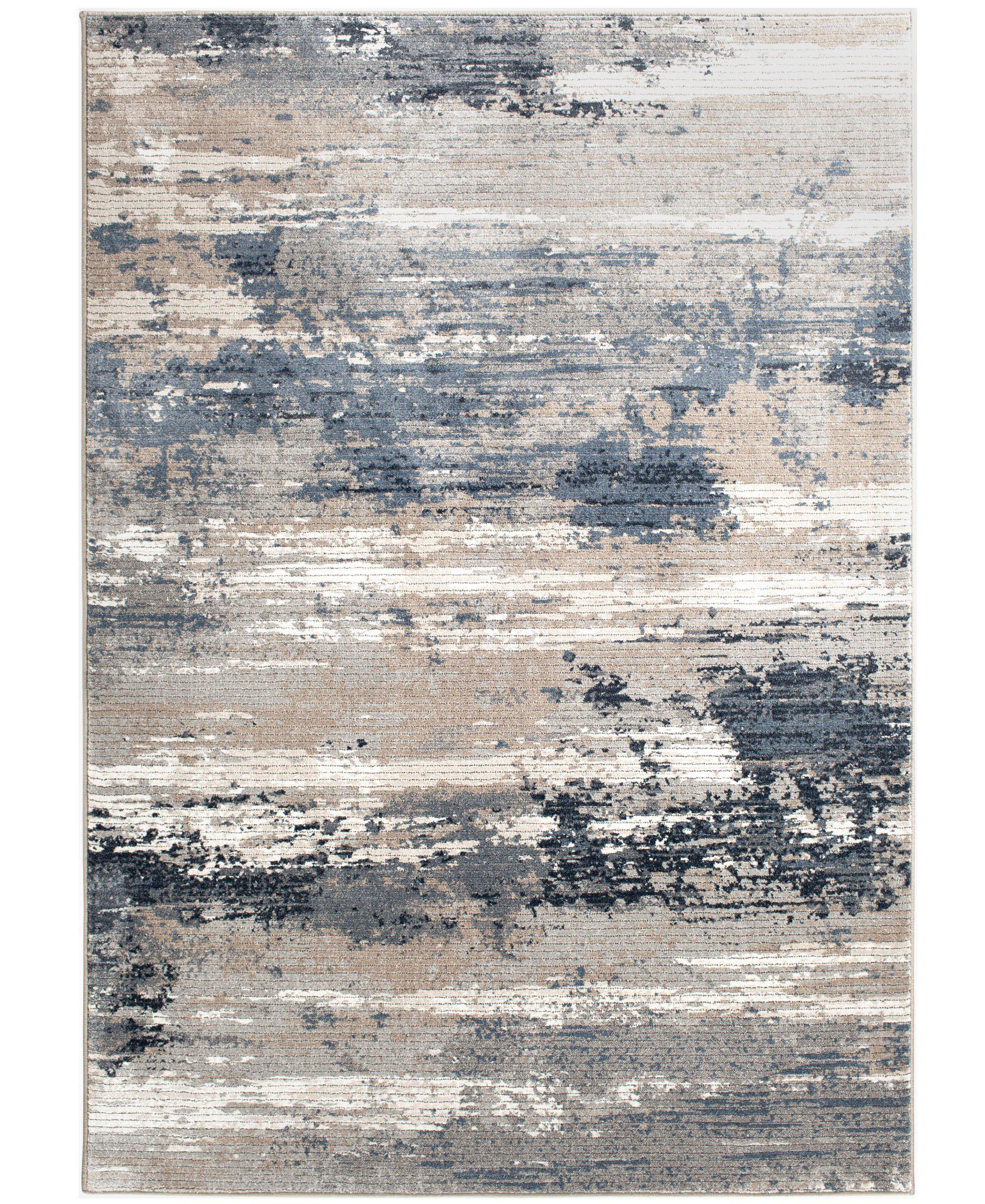 Waterside - Tide - Morning Blue-Area Rug-KM Home-3'3"x5'3"-The Rug Truck