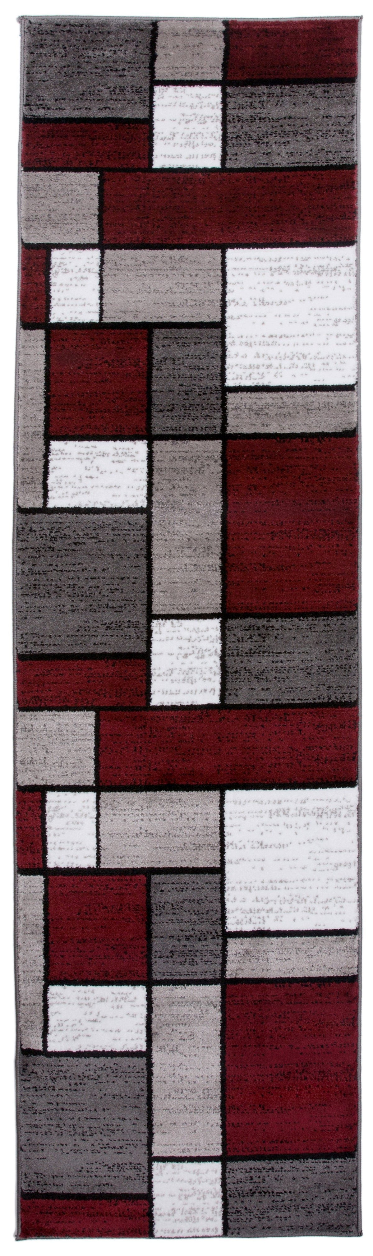 Alpine 106 Red Area Rug-Area Rug-World Rug Gallery-2&#39; x 7&#39;2&quot;-The Rug Truck