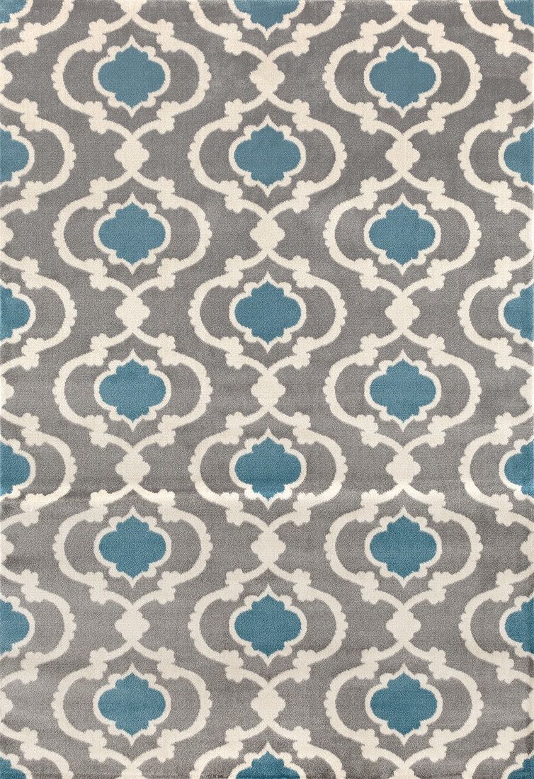 Toscana 310 Blue/Grey Area Rug-Area Rug-World Rug Gallery-2&#39; x 3&#39;-The Rug Truck