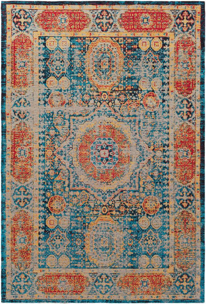 Amphora Bright Blue 8&#39; x 10&#39; Rug