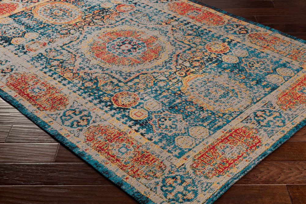 Amphora Bright Blue 8&#39; x 10&#39; Rug